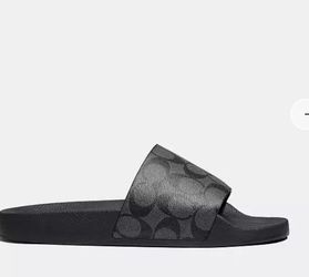 Coach slip on canvas