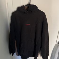 Custom Supreme Small logo Hoodie
