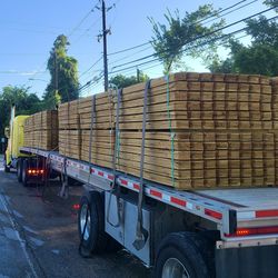 5/8 in. x 5-1/2 in. x 6 ft. Pressure-Treated Pine Dog-Ear Fence Pickets #2 GRADE