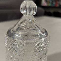 💚🎅🏻❤️Edinburgh Crystal Thistle Cut Glass Bell