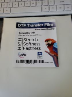 DTF TRANSFER FILM - 100 SHEETS A4