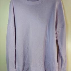 Woman's Purple Sweater Size LG Must Pick Up
