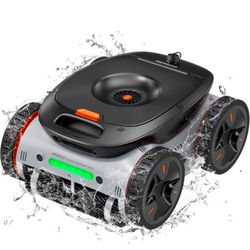 New AMUBOAT Espier Robotic Pool Cleaner,Cordless Automatic Pool Vacuum Cleans Floor, Walls, and Waterline, 180 Mins Runtime. Retails $450 with Taxes!
