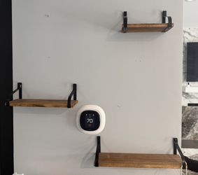Wood wall shelves 3 pieces