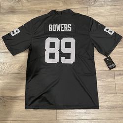 Men’s Las Vegas Raiders 89# Brock Bowers Black Stitched Jersey, S To 3Xl 