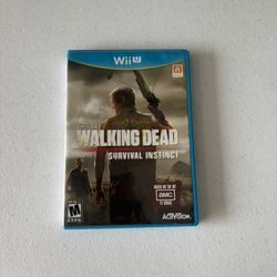 Nintendo Wii U Walking Dead Survival Instinct game
