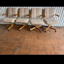 4 Rolling Chairs