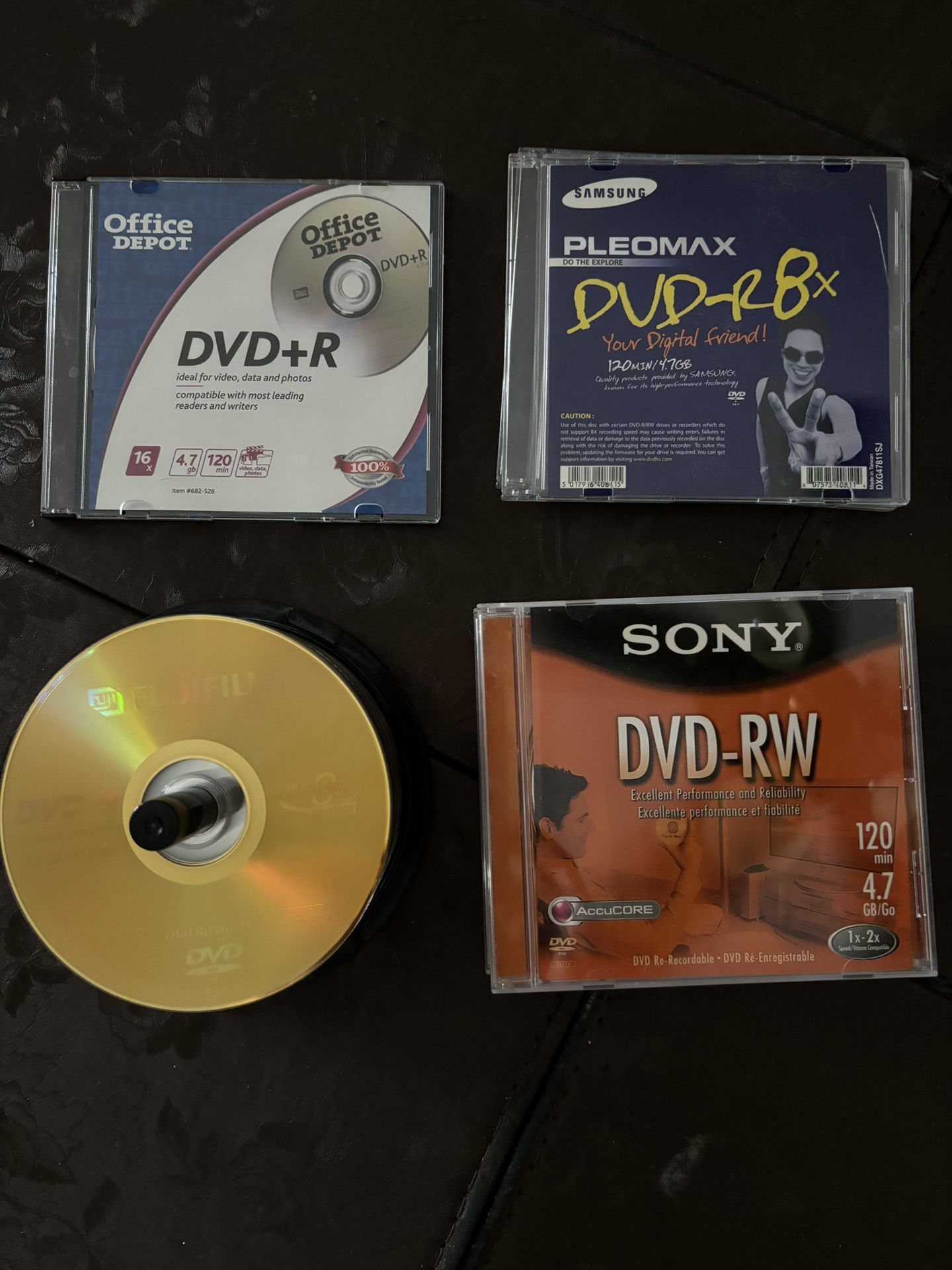 Recordable DVDs