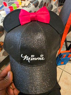 Disney Minnie Mouse Glitter Baseball Cap