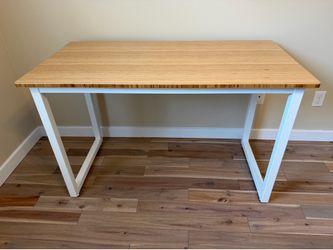 Bamboo Office Table 48” x 24” Excellent Condition