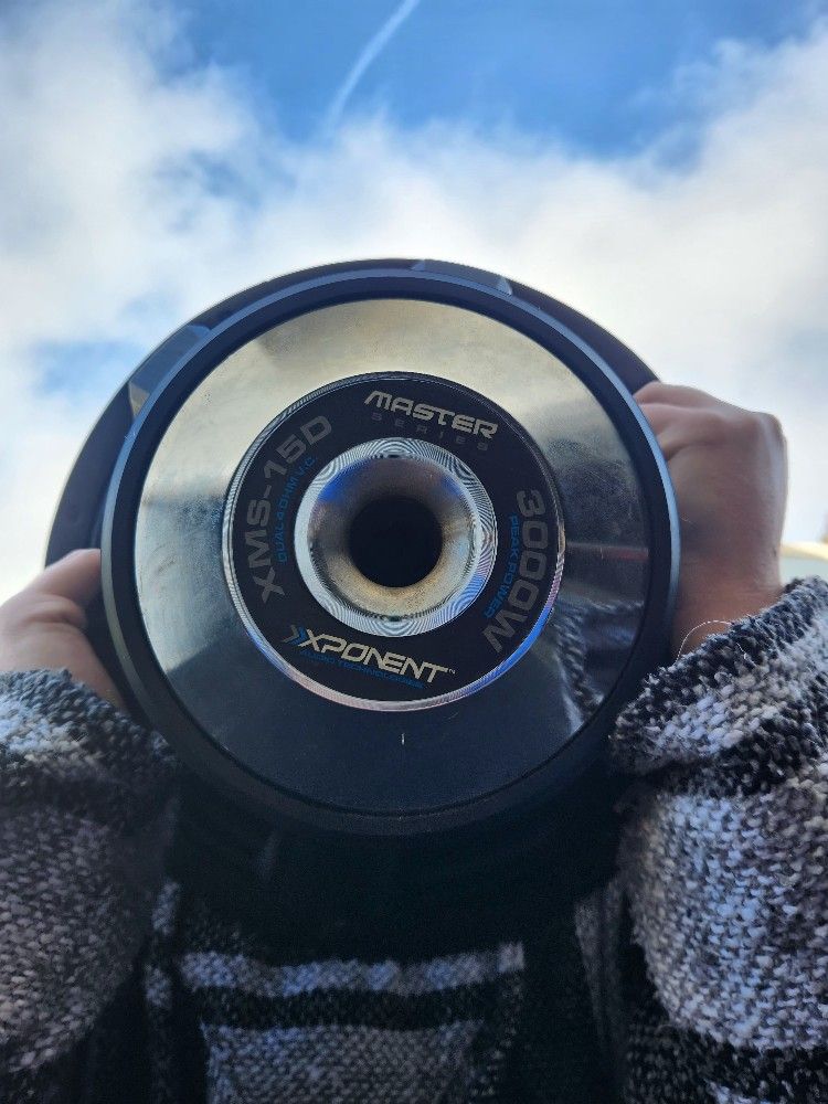 Two Xponent Master Series 15 Inch Subs