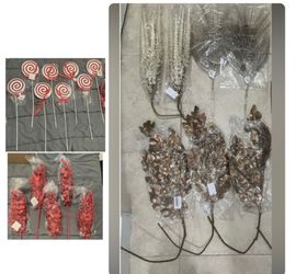 Crafting bundle of flowers and formative accessories brand new never used