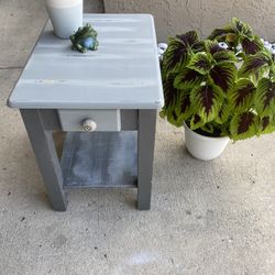 Grey Side Table 