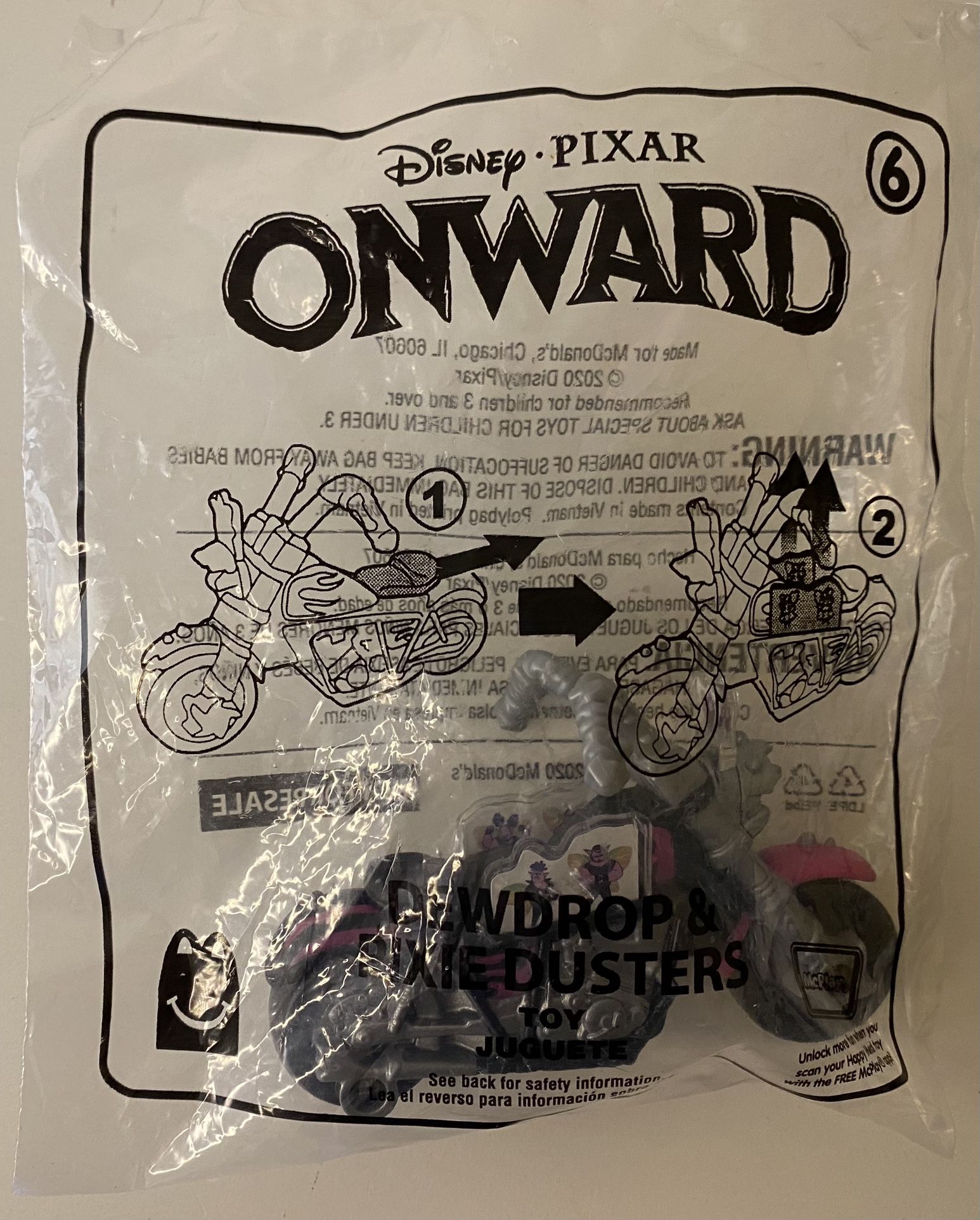 McDonald’s Happy Meal Toy Onward #7 Dewdrop & Pixie Dust
