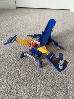 Turning Mecard Mechanimals MEGA TERYX Transforming Vehicle