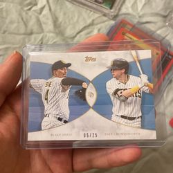 Topps Dynamic Duals Blake Snell & Jake Cronenworth 5/25