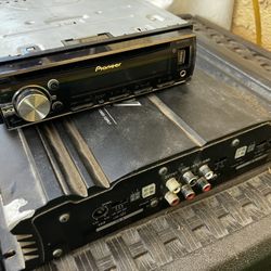 Pioneer Amplifiers And Head Unit