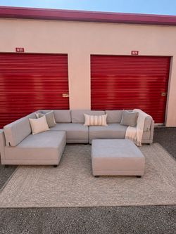 L-Shaped Sectional with Ottoman – $229