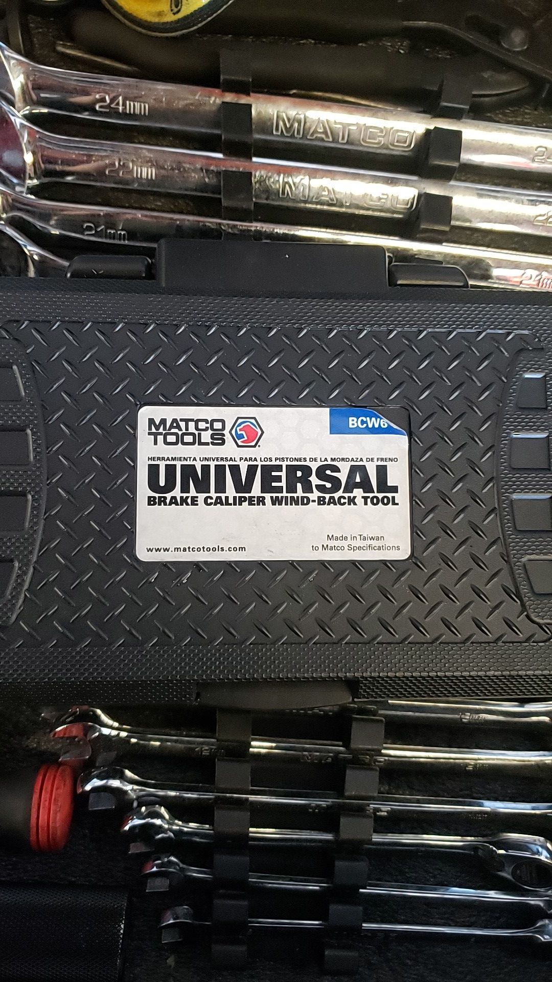 Matco universal brake caliper tool