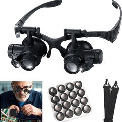 Head Mount Magnifying Glass.