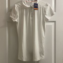 Brand New Girls White Schoolwear Polo Shirt Size XXL Kids 