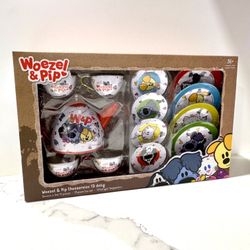 Woezel & Pip 13-Piece Toy Tea Set Children’s Play Teaware Boxed