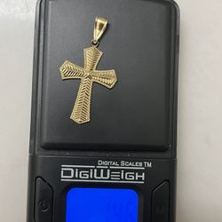 14k Gold Cross 