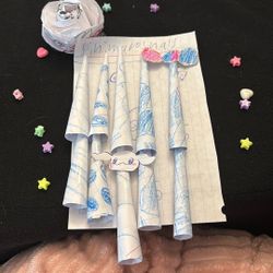 Cute Paper Nails Cinnamon Roll Themed