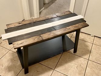 Wooden Rainbow Coffee Table