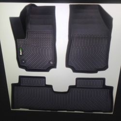 New Floor Mats Custom Fit For GMC Terrain & Chevy Equinox 2018-2024 All Weather Heavy Duty Mats 