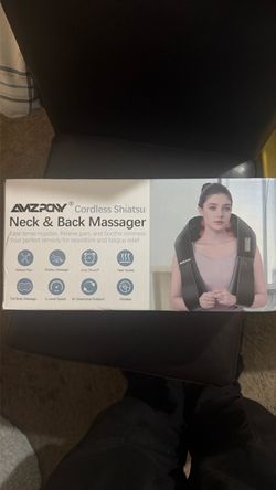 AMZPONY Cordless Shiatsu Neck & Back Massager