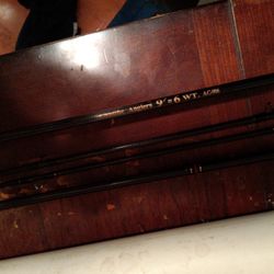 Kunnan Graphite Classic 96 Fly Fishing Rod  And A Scientific anglers 9'#6wy.Ac906