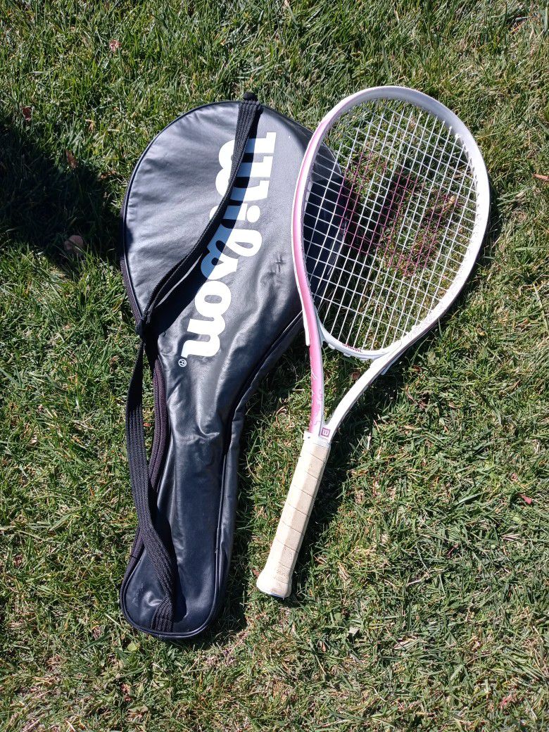 2 Wilson Tennis Rackets One Case