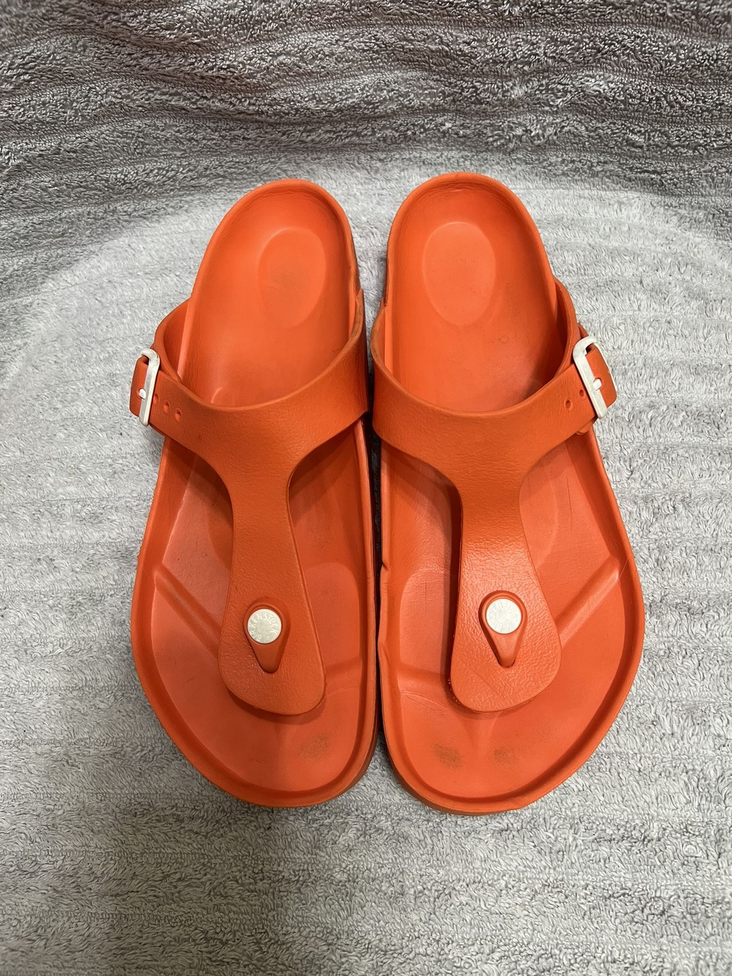 Birkenstock Orange Waterproof Sandal Size 41