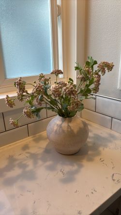 Fake Flowers and Vase