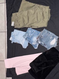 Clothes bundle sizes down below