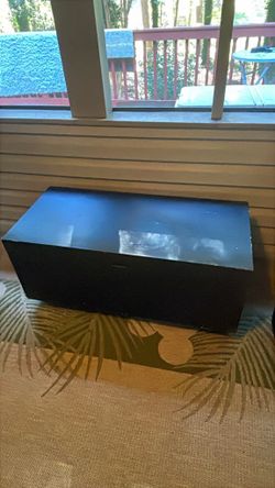 Black Wooden Storage Box with Lid