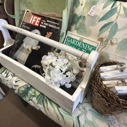 Vintage Tool Caddy Storage Decor