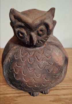 Vintage Owl Effigy Vessel