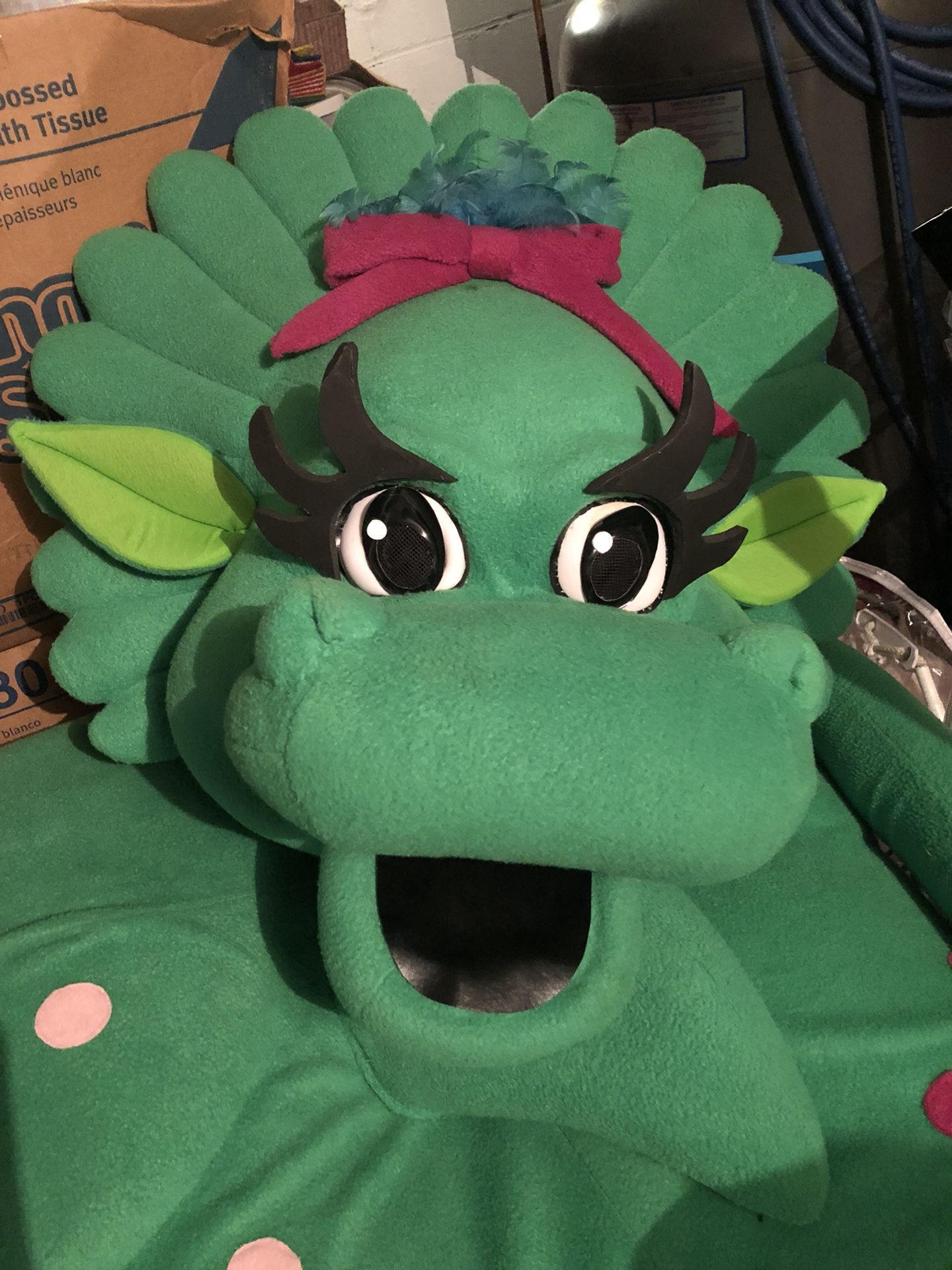 Professional Barney Baby Bop Mascot Costume