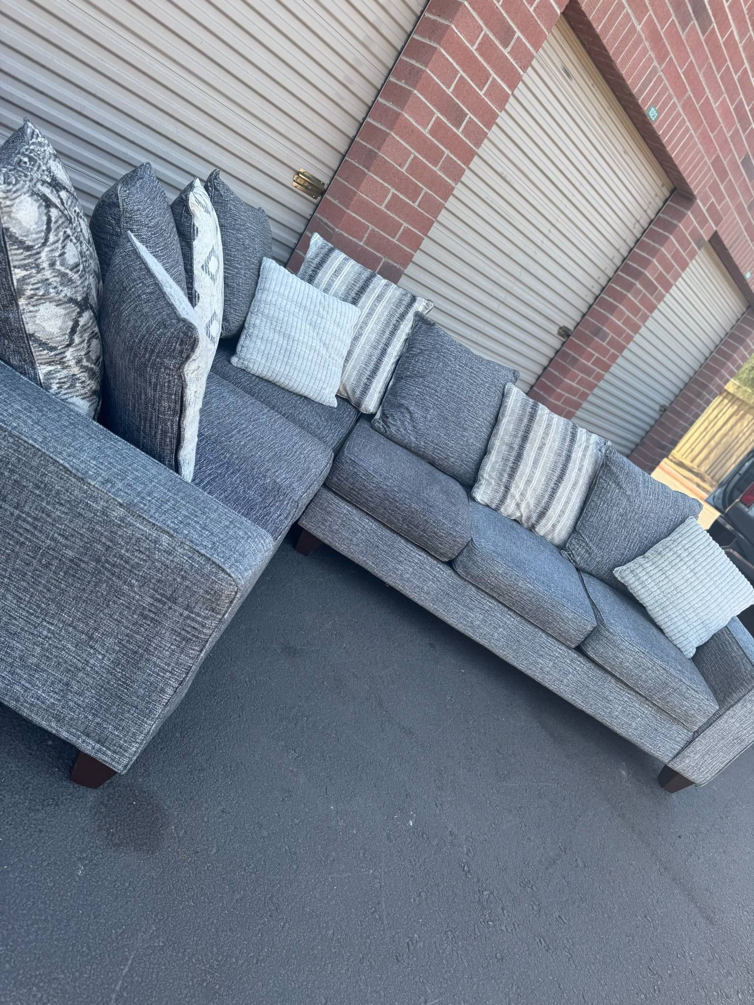 Awesome Nice Gray Sectional Couch