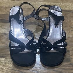 Black Low Heel Shoes