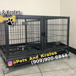 43” FOLDABLE Upper Heavy Duty Dog Cage 