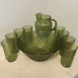 Vintage Anchor Hocking Party set