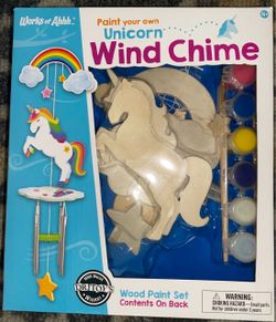 New unicorn wind chime