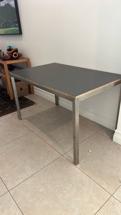 West Elm Desk Table with Metal Legs