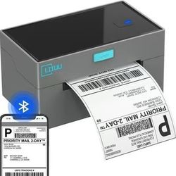 Bluetooth Shipping Label Printer, Wireless 4x6 Thermal Label Printer