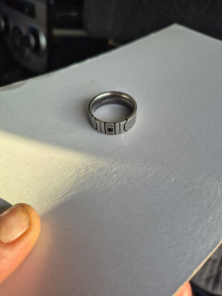 Inbox Steel Men's Ring