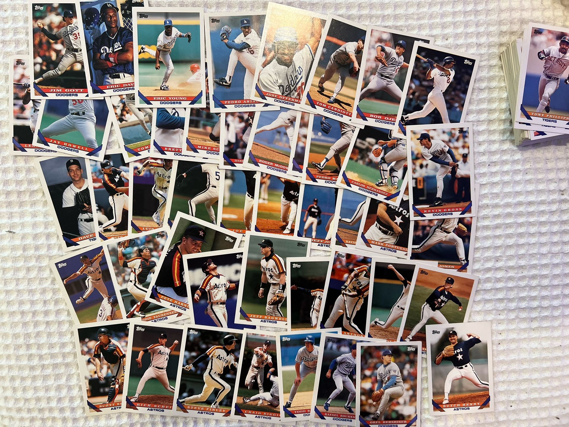 1993 The topps Baseball MLB Cards