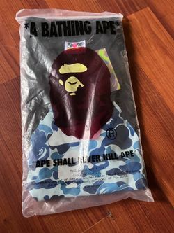 large bape shirt blue colorway